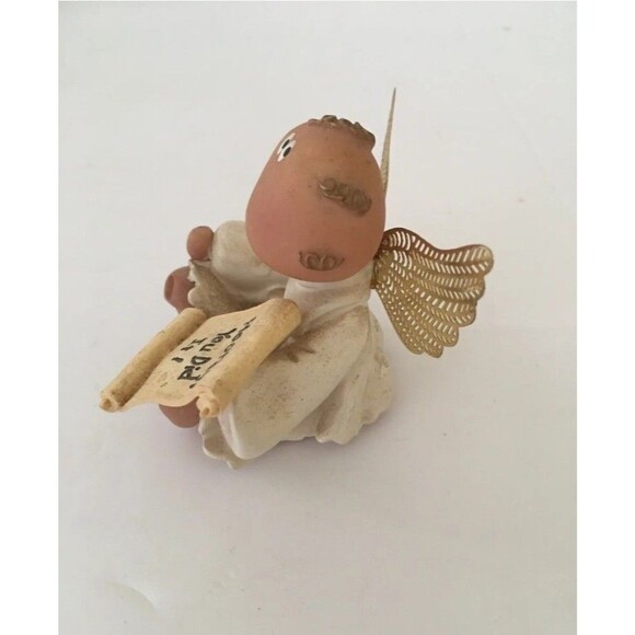 Angel Cheeks Figurine Hooray You Did It ! Russ Berrie Kirk Kritters 2001 NEW - Picture 3 of 4